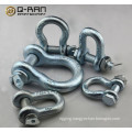 Bolt Type Chain Shackle/Carbon Steel Forged Bolt Type Chain Shackle